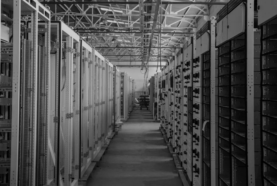 data centre switchgear hall